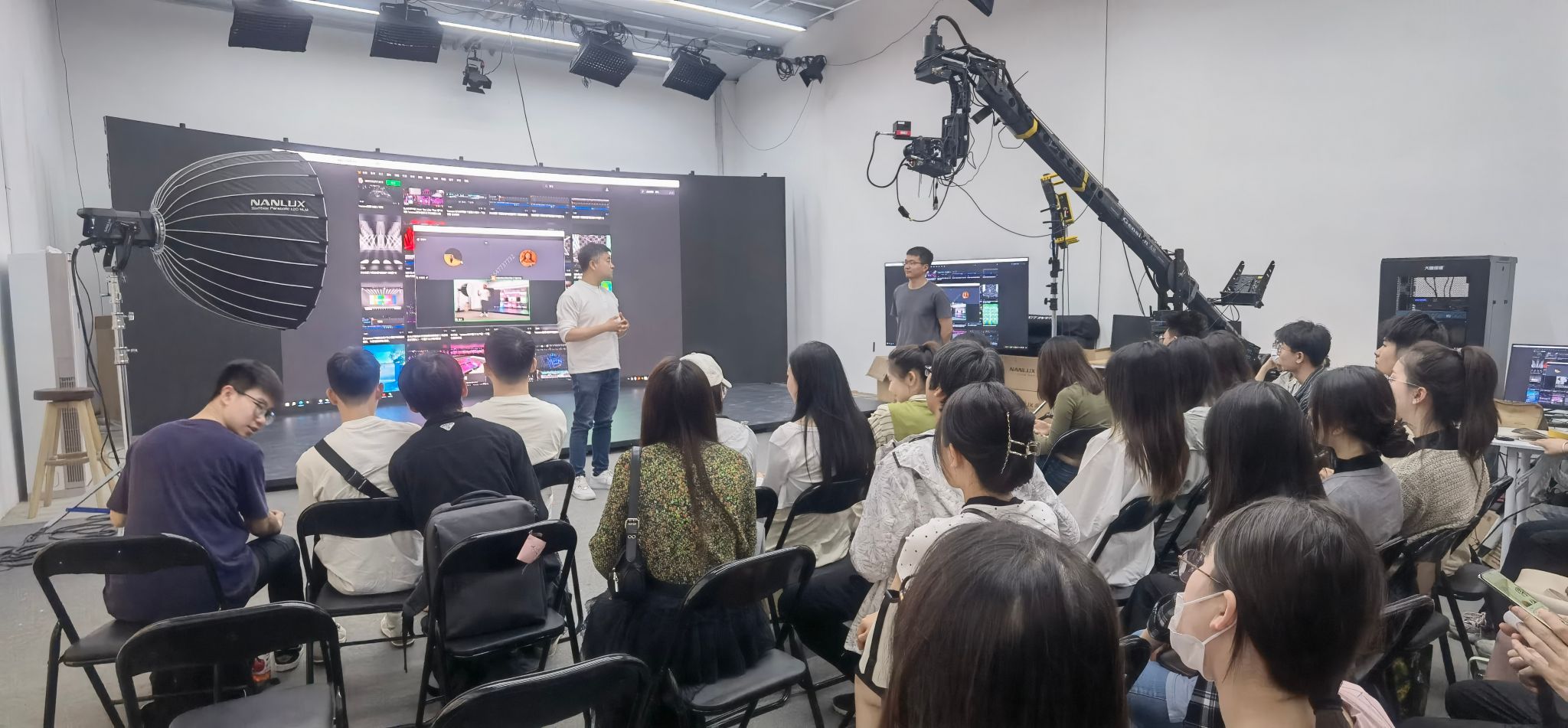 14北京澜景XR实验室考察傅兴院长发言